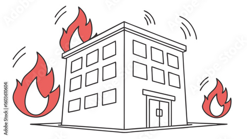 Building fire safety emergency disaster danger risk management prevention insurance evacuation plan hazard 100