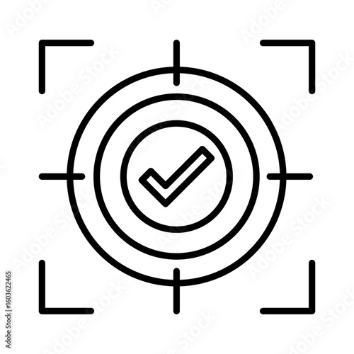 Accuracy Icon Line Version