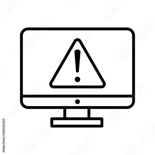 Error Icon Line Version