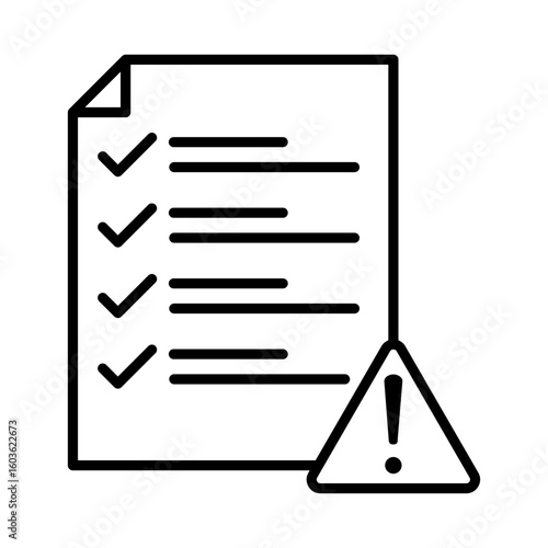 Risk Icon Line Version