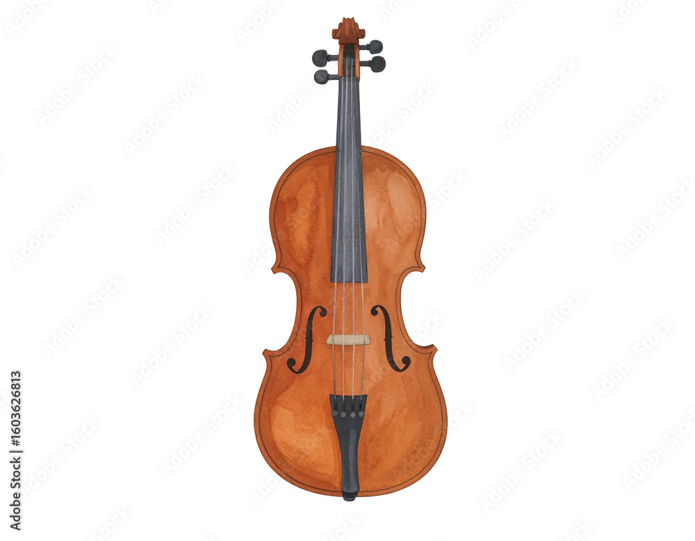 Fototapeta premium バイオリンのイラスト