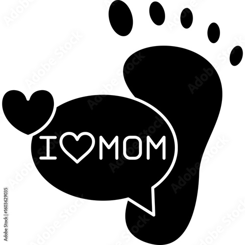 Mom Foot Icon