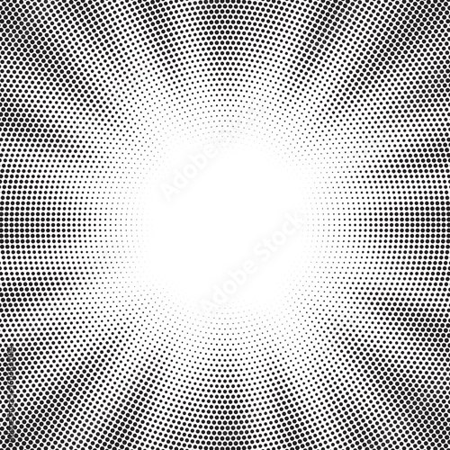 Sun rays Radial halftone background. Greyscale radial abstract comic pattern. Vector explosion abstract lines texture.  Vector illustration.