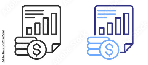 Financial Service Business icon color