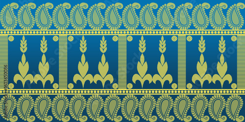 beautiful graphic saree design and this sari design is in Indian style which is for textile fashion industry and it can be used as wallpaper backdrop and website bg this style is originated in india 