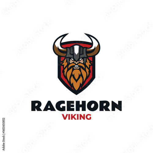 Mascot Viking Logo Design 3