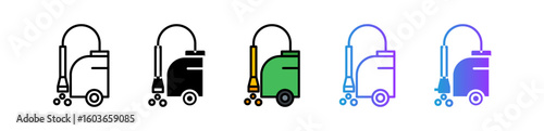 Vacuum Cleaner multiple icon