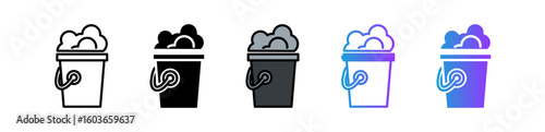 Bucket multiple icon