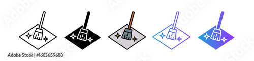 Broom multiple icon