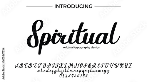 Spiritual - Elegant Script Font for Smooth Handwritten Design and Creative Typography
