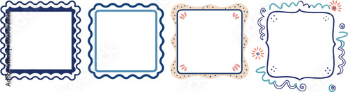 Set of frame in vector 