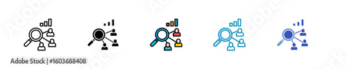 Competitive Analysis  Icon Set Multiple Style Collection