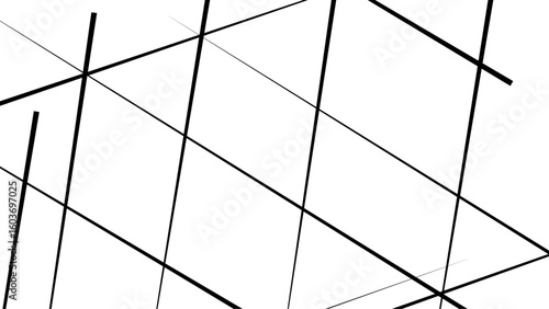 Random geometric line pattern on a transparent background. Random line low poly pattern. abstract seamless line vector. 