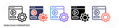 Content Development multiple icon