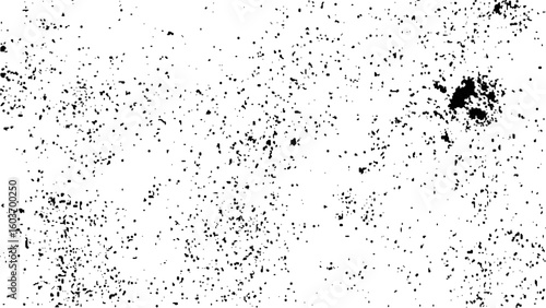 Grunge recycled paper. Crumpled paper texture with dirt and scratches, Distressed black texture. Dark grainy texture on white background.