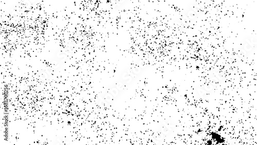 Grunge recycled paper. Crumpled paper texture with dirt and scratches, Distressed black texture. Dark grainy texture on white background.