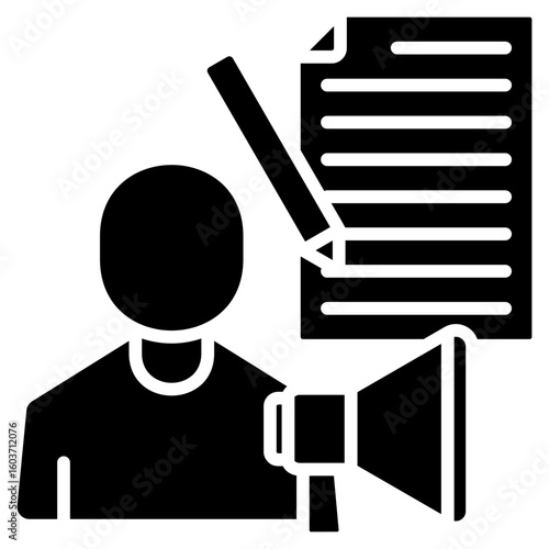 Copy Writing Icon