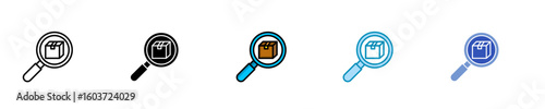 Product Search  Icon Set Multiple Style Collection
