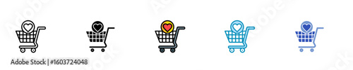 Wishlist  Icon Set Multiple Style Collection

