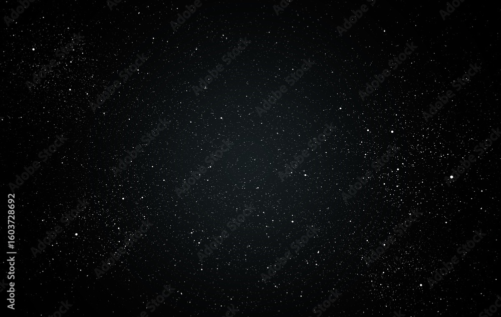 Fototapeta premium Space star shape sky night background, black starry cosmos abstract pattern dark blue science, textile cosmic galaxy astronomy decoration fantasy wallpaper landscape.