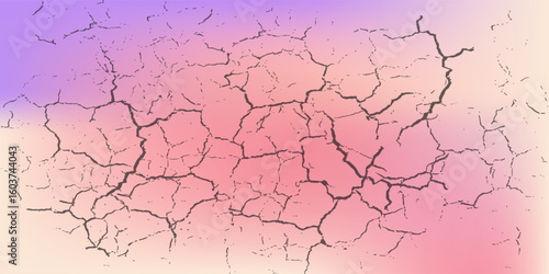 Vintage grunge texture on gradient effect background
