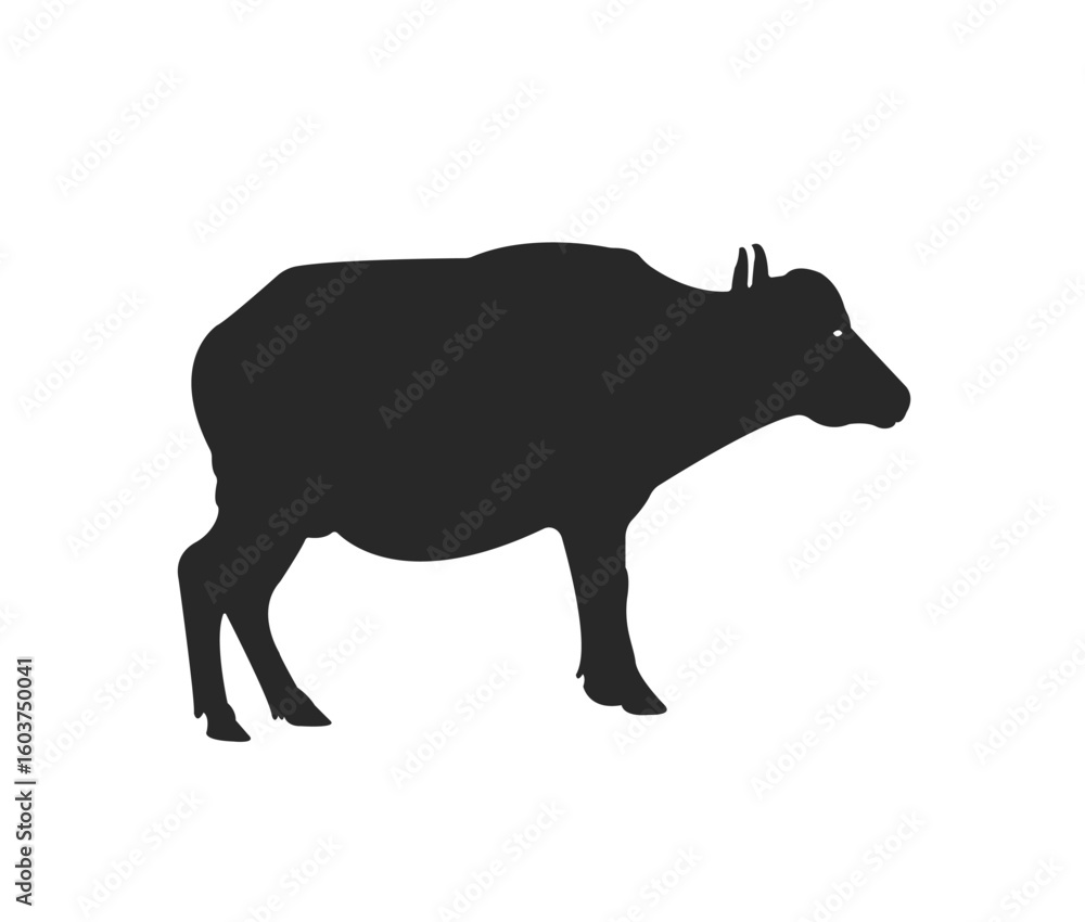 Obraz premium Vector cow icon illustration image