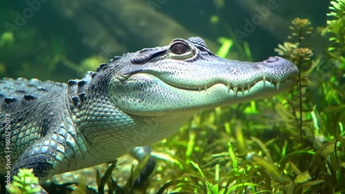 Wallpaper Mural crocodile in the water Torontodigital.ca