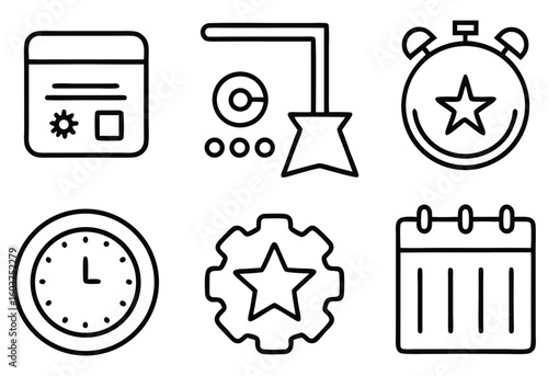 Cloud Computing and Data Analysis Icons,Delivery and Logistics Icons Collection Shipping, Business and Management Icon Set,Set of circular icons in vibrant purple Information technology icon set 
