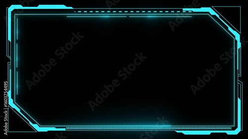 HUD display screen frames, info boxes and UI interface of future technology, modern user interface elements, hud control panel. High tech screen digital hologram window, gaming menu cyber .