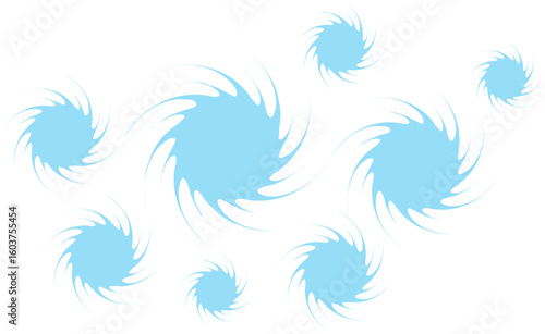 소용돌이 원형 문양