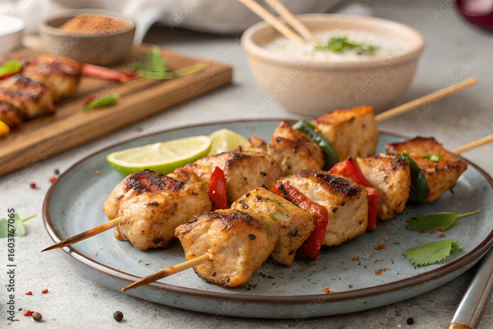 chicken shashlik chicken shashlik