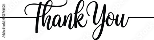 Continuous one single line art thank you concept. greeting card lettering date hand drawn sketch. sign letters script font white monochrome vector illustration.
