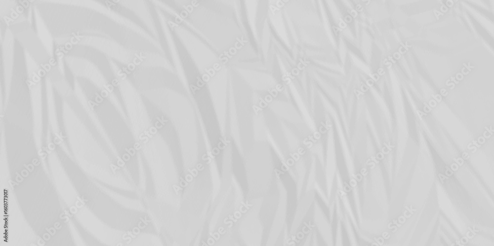 Fototapeta premium White crumpled paper texture. White wrinkled paper texture. White paper texture. White crumpled and top view textures can be used for background of text or any contents. 