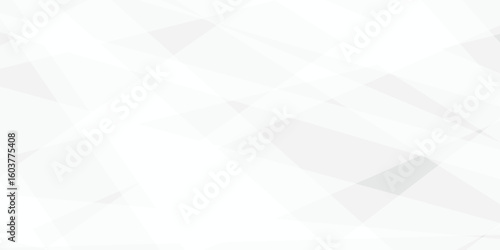 Abstract background is white and gray old surface and white 3d lines and technology modern background design . Geometric background with squares in bright light with soft shadows as pattern.
