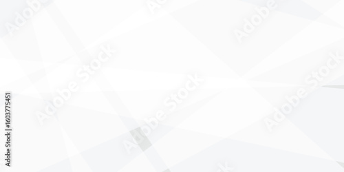 Abstract background is white and gray old surface and white 3d lines and technology modern background design . Geometric background with squares in bright light with soft shadows as pattern.
