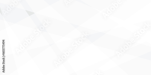 Abstract background is white and gray old surface and white 3d lines and technology modern background design . Geometric background with squares in bright light with soft shadows as pattern.
