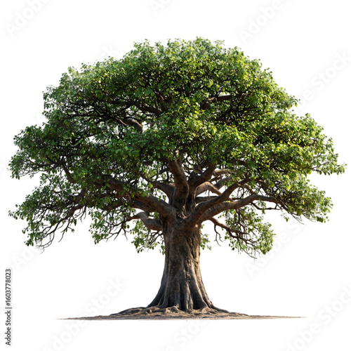 Baobab Tree isolated on a transparent background