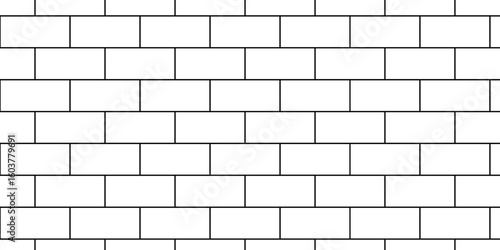 Pavement seamless mosaic stone concrete wall surface tiles. subway vector block rock white brick wall texture background.	