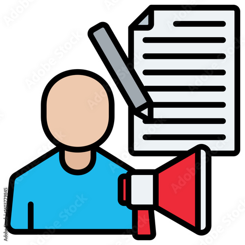Copy Writing Icon