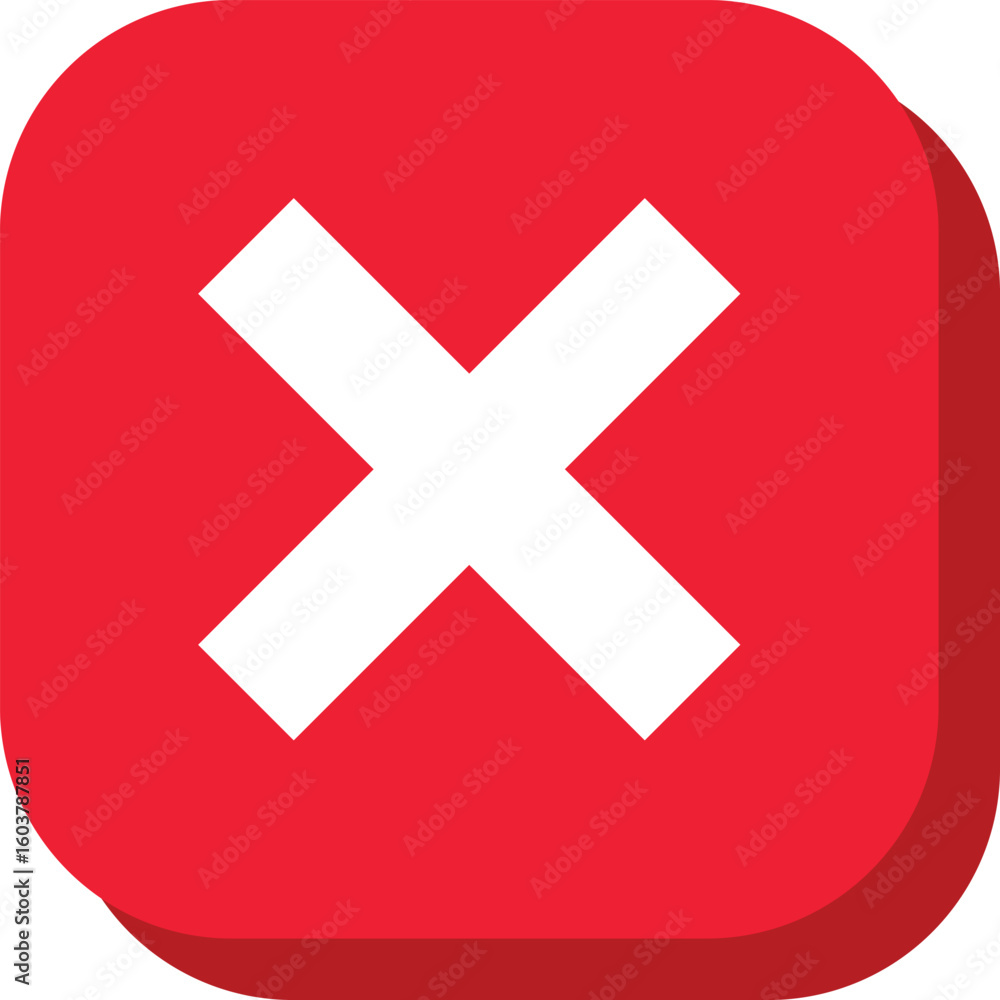 Red cross mark icon. Bold red cross symbols. Medical and emergency icons. wrong buttons. incorrect vote choice symbol
Red cross mark icon. Bold red cross symbols. Medical and emergency icons. wrong buttons. incorrect vote choice symbol