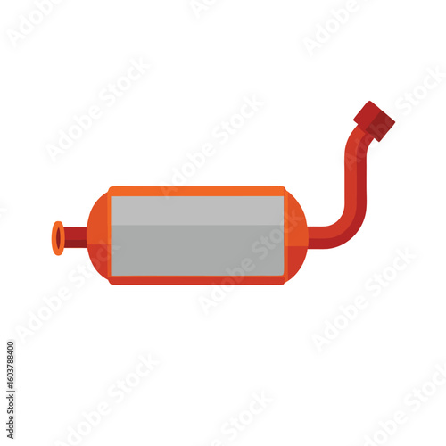 muffler vector illustration