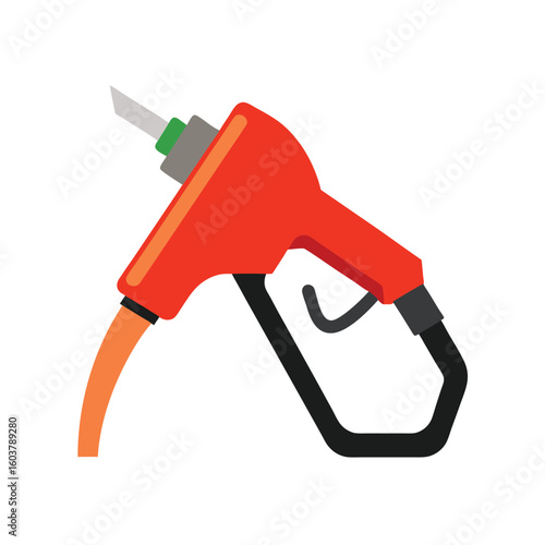 fuel nozzle vector illustration