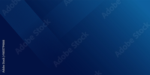 Modern abstract dark navy blue banner background. Vector abstract graphic design banner pattern background template.