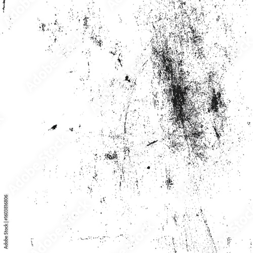 Dust particle and dust grain texture or dirt overlay use effect for frame with space for your text or image. Vector grunge abstract texture 
