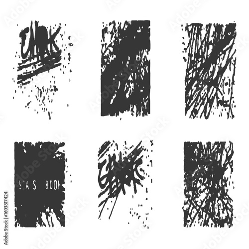  Different texture mockups with splay effect and drop ink splashes. Overlays grunge template 
