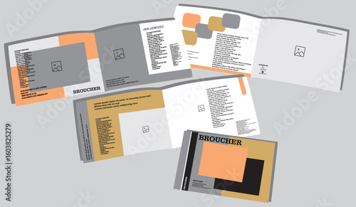 brochures business mockup