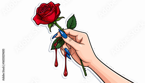 A scary cartoon illustration of a ghastly virus monster with glowing eyes, personifying a dangerous infectious disease.