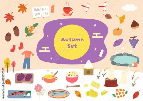 秋｜Autumn｜食べ物｜行事｜お月見