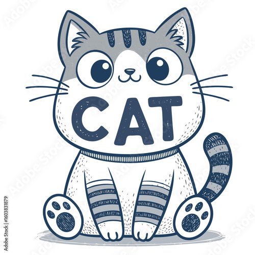 Cat lover custom typography t-shirt design vector illustration, purrfect love cat t-shirt design template for Valentine's day	
