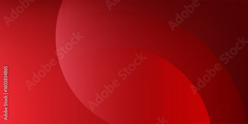 Red circular abstract background. Futuristic Technology concept